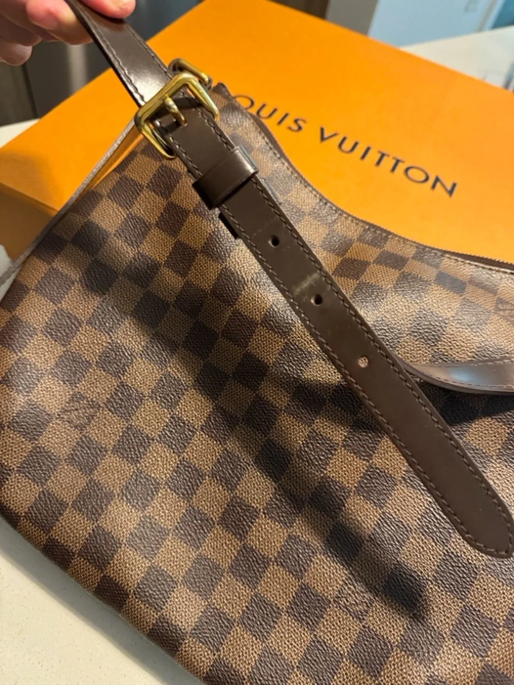 Louis Vuitton Damier Ebene Bloomsbury PM Shoulder Bag - Picture 9 of 15